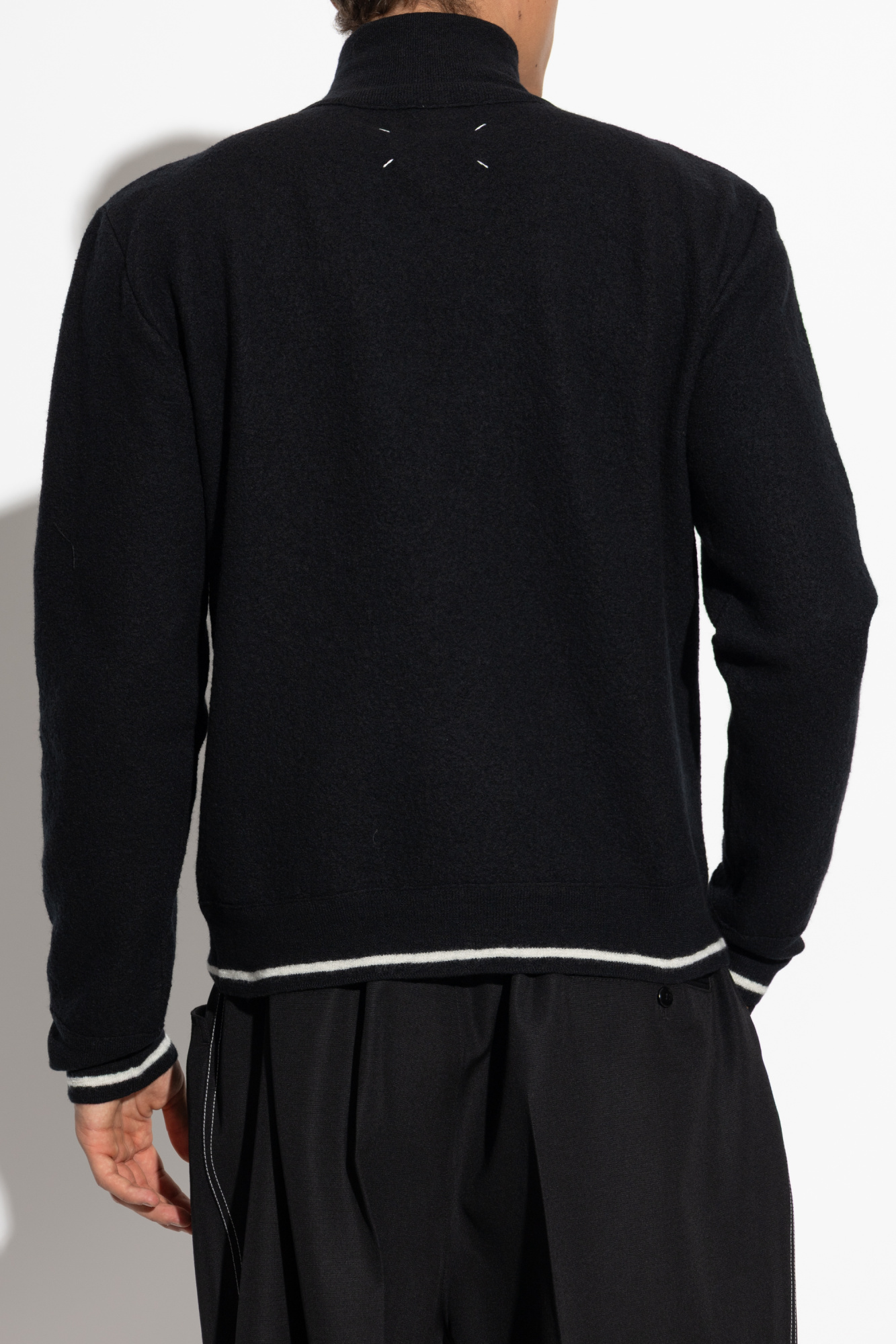 Maison Margiela Sweater with a zip neckline | Men's | Vitkac
